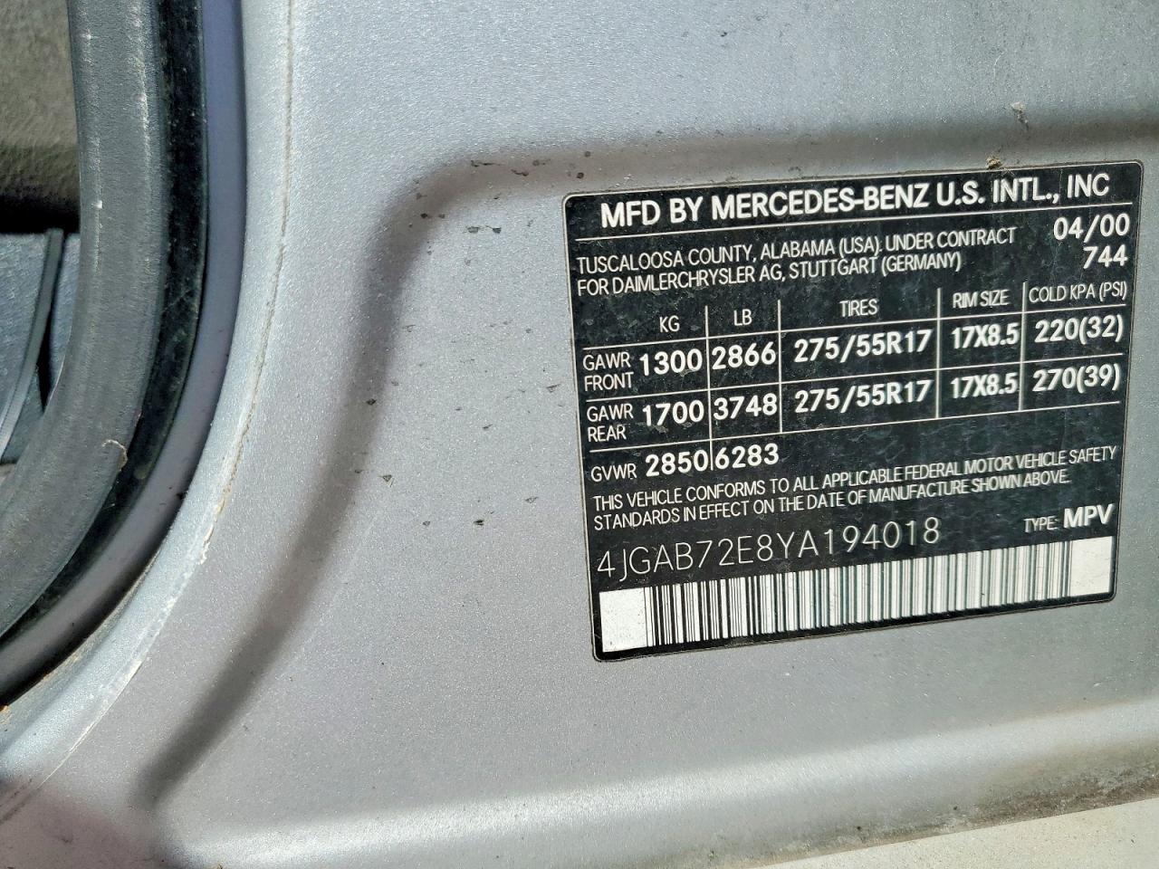 Mercedes-Benz M-Class 430