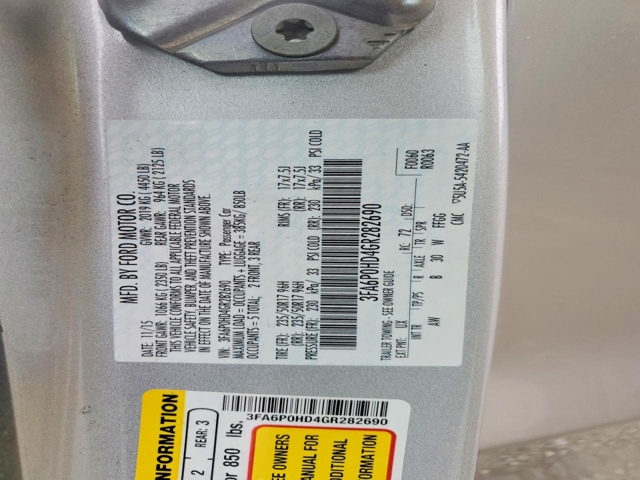 Ford Fusion Se