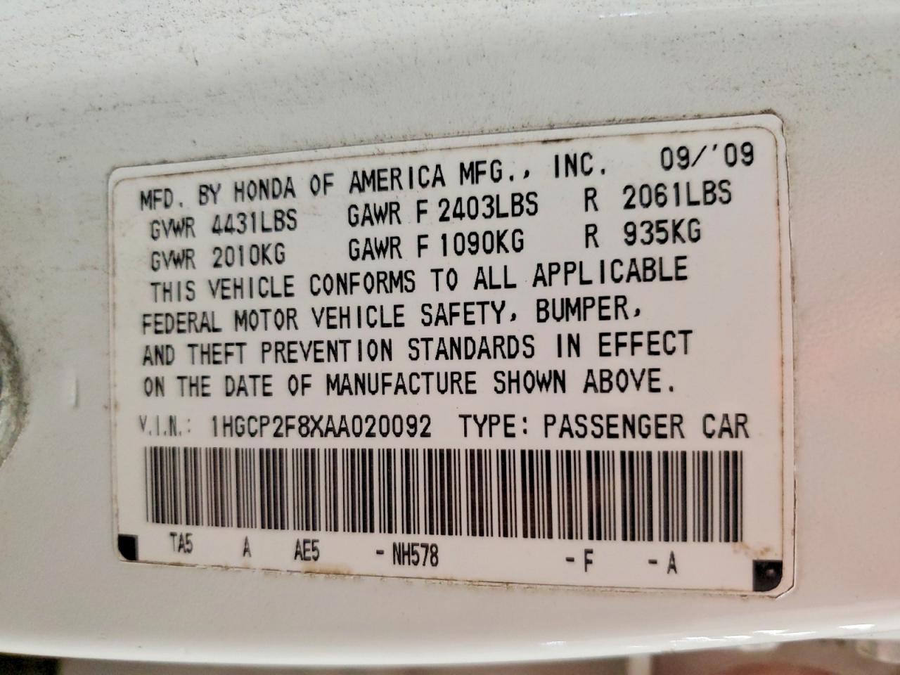 Honda Accord Exl