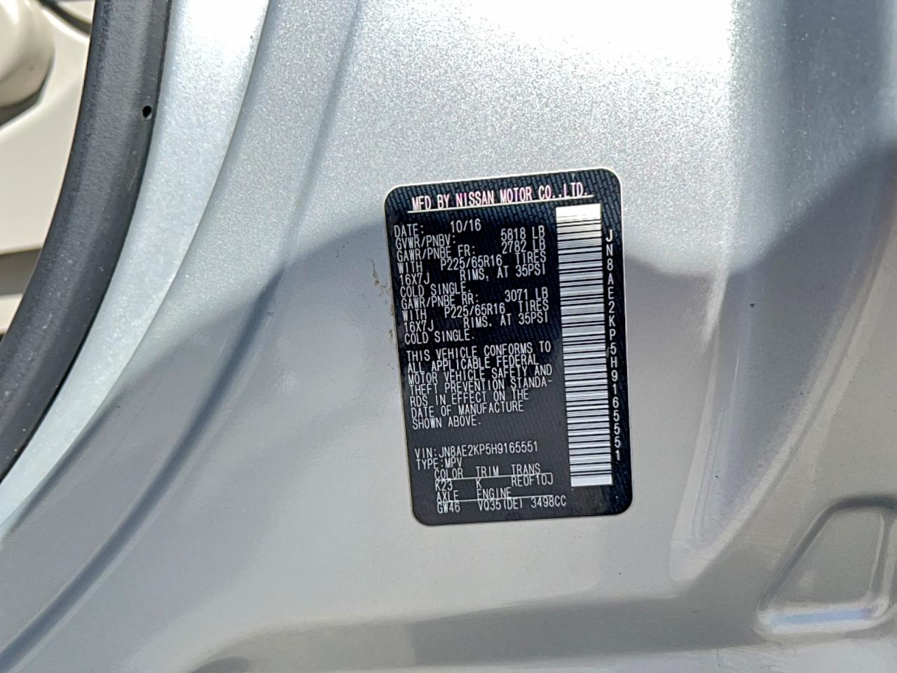 Nissan Quest Sv
