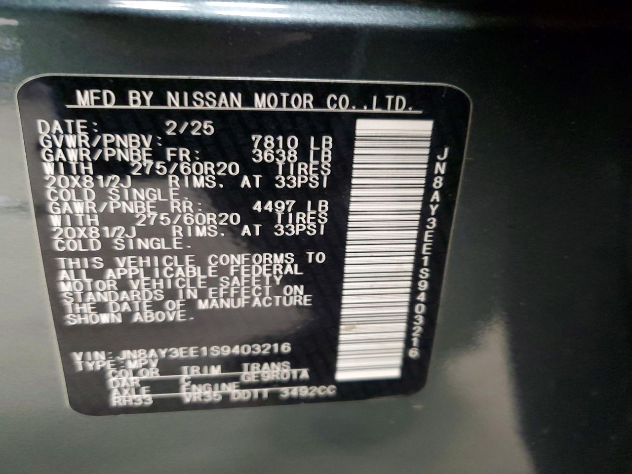 Nissan Armada Platinum