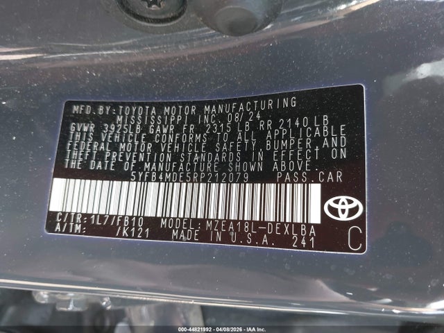 Toyota Corolla Le