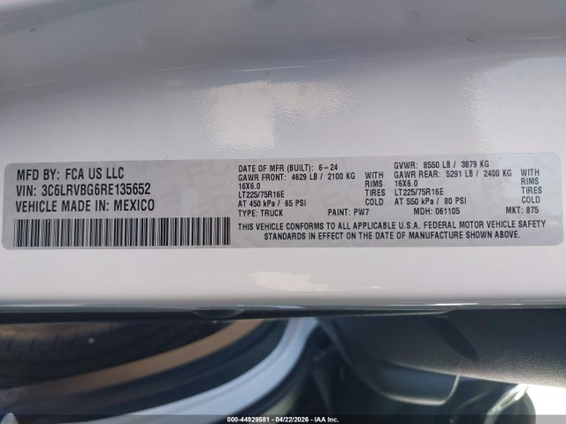 Ram Promaster Slt High Roof 136 Wb
