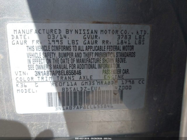 Nissan Sentra Sv