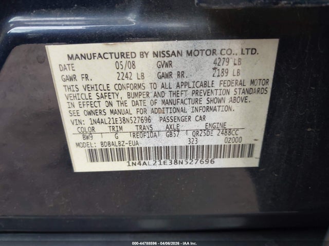 Nissan Altima 2.5 S