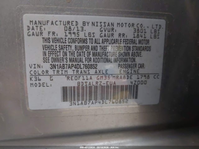 Nissan Sentra Sr