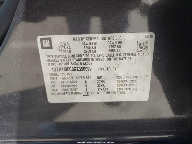 GMC Sierra 1500 Sle