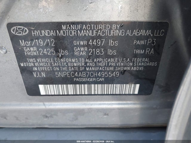 Hyundai SONATA Se 2.0t
