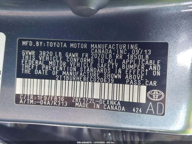 Toyota Corolla Le