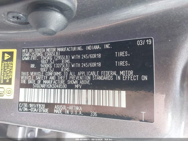 Toyota Highlander Le