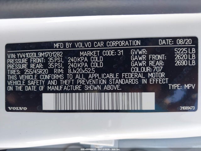 Volvo XC60 T5 Inscription