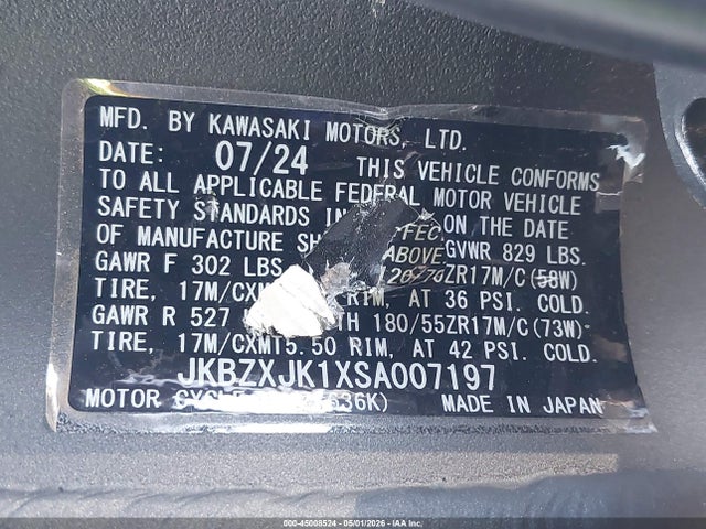 Kawasaki Zx636 K