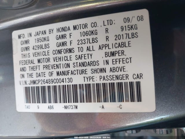 Honda Accord 2.4 Lx-p