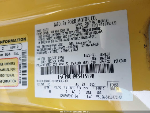 Ford Mustang Ecoboost Premium