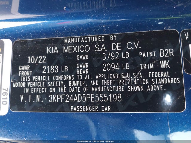 Kia Forte Lxs
