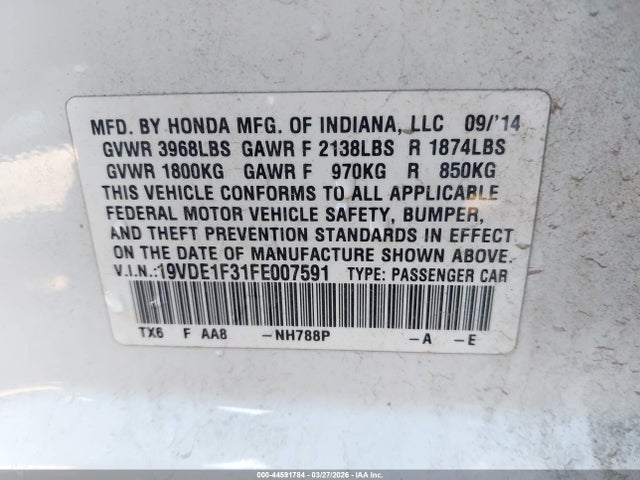 Acura ILX 2.0l