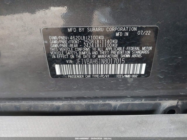 Subaru WRX Premium