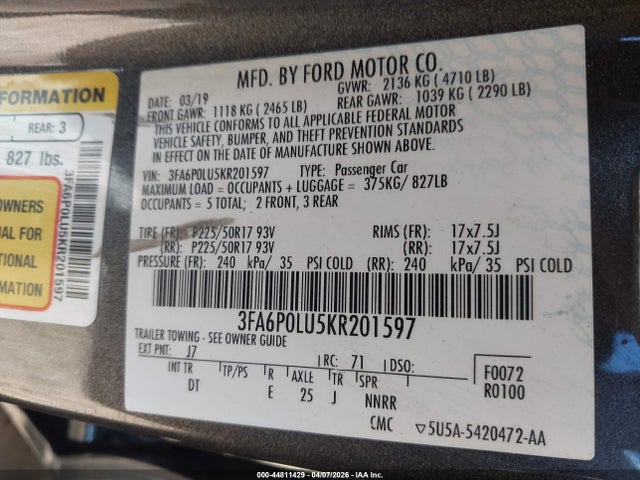 Ford Fusion Se