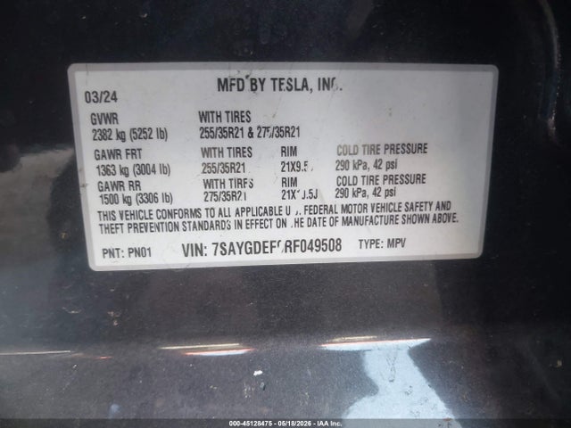 Tesla Model Y Performance Dual Motor All-wheel Drive