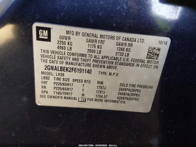 Chevrolet Equinox 1lt