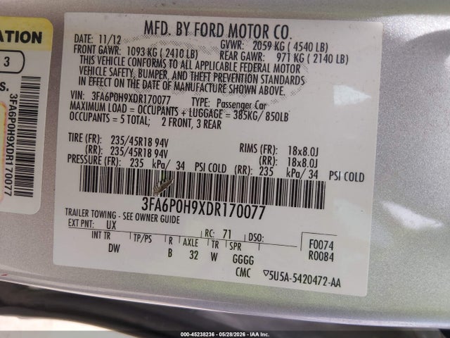 Ford Fusion Se