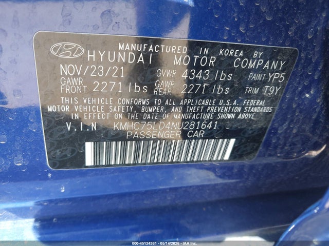 Hyundai Ioniq Sel