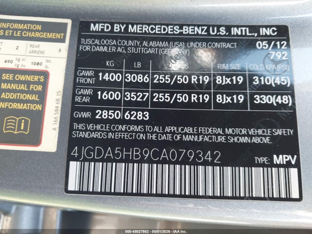 Mercedes-Benz M-Class 4matic