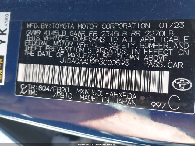 Toyota Prius Le