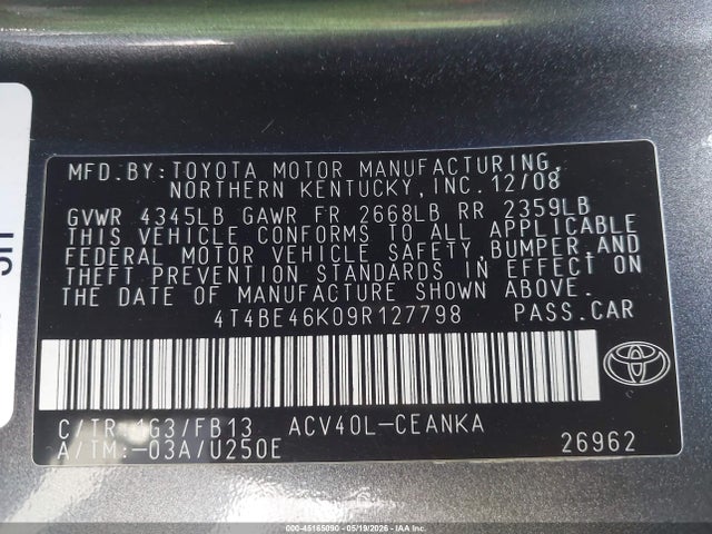 Toyota Camry Le