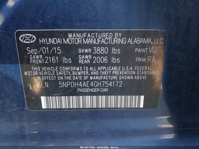 Hyundai ELANTRA Se