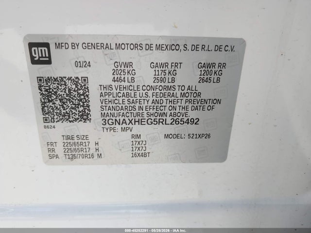 Chevrolet Equinox Fwd Ls