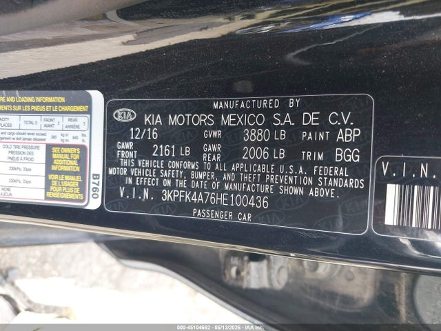 Kia Forte Lx
