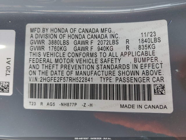 Honda Civic Sport