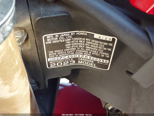 Honda Cbr600 Rr