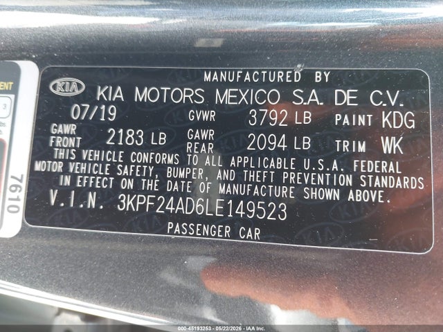 Kia Forte Lxs