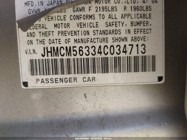 Honda Accord 2.4 Lx