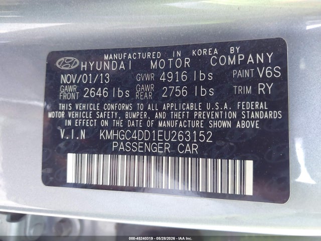 Hyundai Genesis 3.8