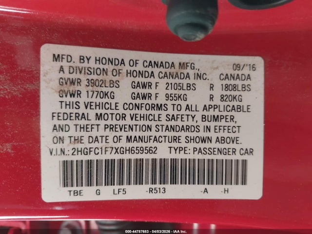 Honda Civic Ex-l