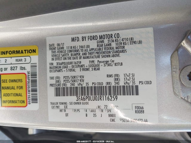 Ford Fusion Se