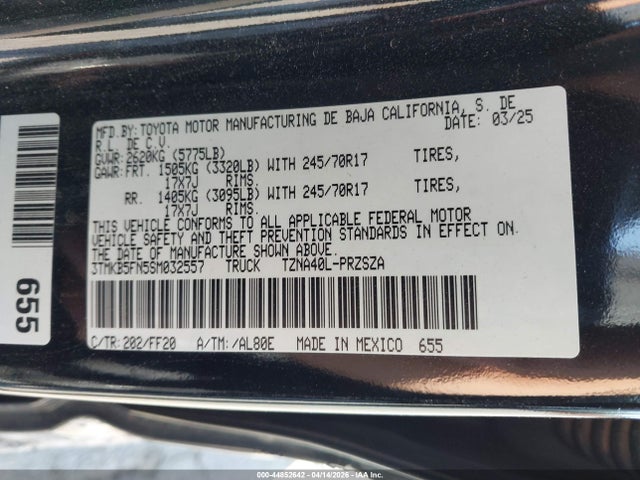 Toyota Tacoma Sr5