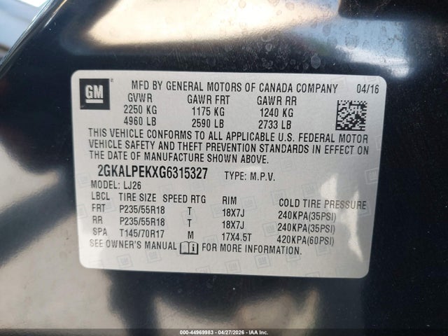 GMC Terrain Slt
