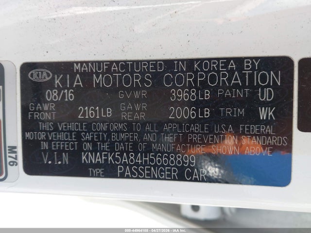 Kia Forte Lx