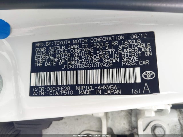 Toyota Prius c One