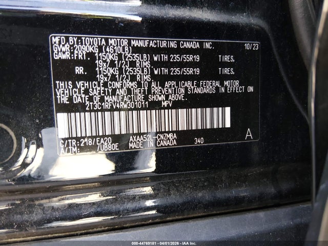 Toyota RAV4 Xle Premium
