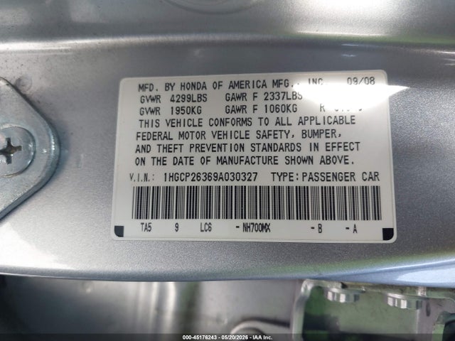 Honda Accord 2.4 Lx