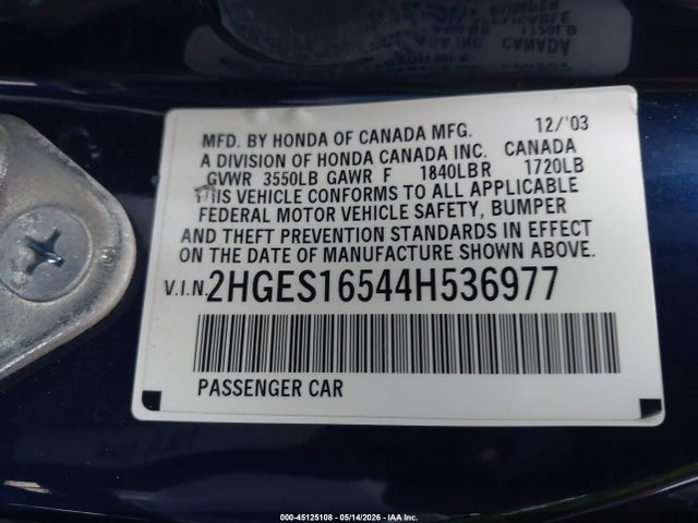 Honda Civic Lx