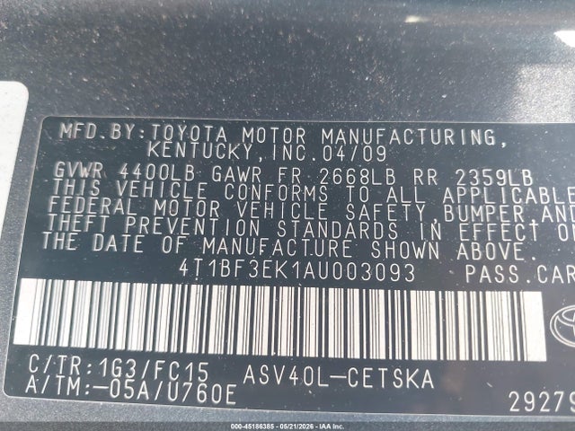 Toyota Camry Se