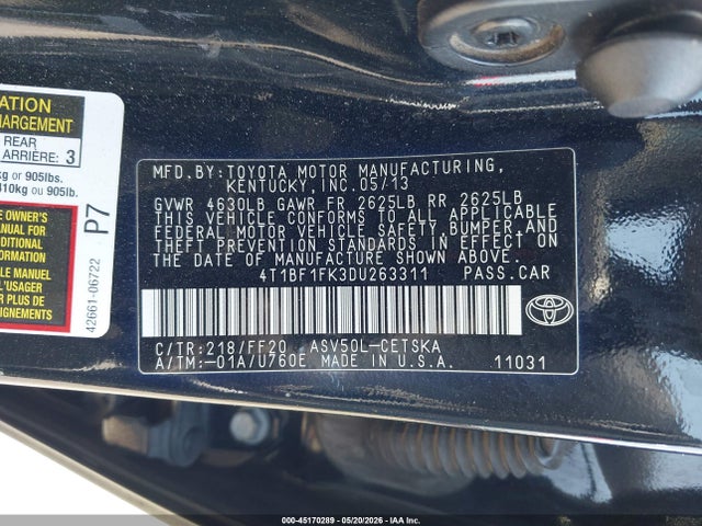Toyota Camry Se