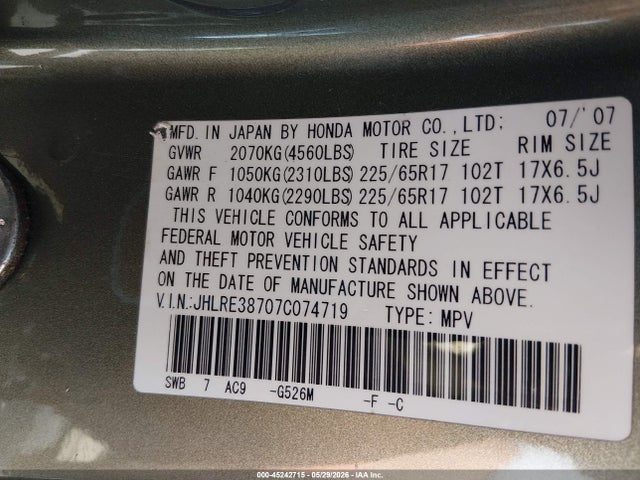 Honda CR-V Ex-l