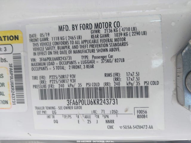 Ford Fusion Se